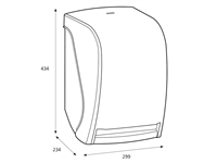 Een Dispenser Katrin 104438 handdoekrol elektrisch zwart koop je bij Hoekmankantoorartikelen.nl