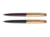 Een Balpen Parker 51 Premium plum GT medium koop je bij VHK Kantoorartikelen