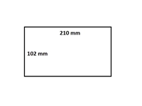 Een Zebra labeletiket IEZZY 3005093 102x210mm 76mm wit permanent 640 stuks koop je bij Hoekmankantoorartikelen.nl