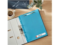 Een Insteekmap U-model Leitz Cosy harmonica A4 met perforatiestrip PP blauw koop je bij VHK Kantoorartikelen