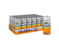 Een Frisdrank Fanta orange zero blik 330ml koop je bij VHK Kantoorartikelen