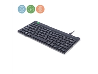 Een Toetsenbord R-Go Ergonomisch Compact Break QWERTY koop je bij Hoekmankantoorartikelen.nl