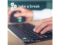 Een Toetsenbord R-Go Ergonomisch Compact Break QWERTY koop je bij Hoekmankantoorartikelen.nl