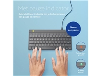 Een Toetsenbord R-Go Ergonomisch Compact Break QWERTY koop je bij Hoekmankantoorartikelen.nl