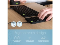 Een Toetsenbord R-Go Ergonomisch Numpad Break Draad koop je bij Hoekmankantoorartikelen.nl