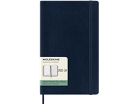 Een Agenda 2023/2024 Moleskine 18M Planner Weekly 7dag/1pagina large 130x210mm soft cover saffier blauw koop je bij VHK Kantoorartikelen