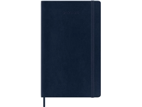 Een Agenda 2023/2024 Moleskine 18M Planner Weekly 7dag/1pagina large 130x210mm soft cover saffier blauw koop je bij VHK Kantoorartikelen