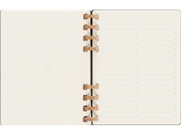 Een Life planner 2024 Moleskine 7dag/2pagina's extra large190x250mm hard cover ringen black koop je bij VHK Kantoorartikelen