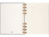 Een Life planner 2024 Moleskine 7dag/2pagina's extra large190x250mm hard cover ringen black koop je bij VHK Kantoorartikelen