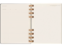 Een Life planner 2024 Moleskine 7dag/2pagina's extra large190x250mm hard cover ringen black koop je bij VHK Kantoorartikelen