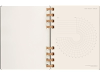 Een Life planner 2024 Moleskine 7dag/2pagina's extra large190x250mm hard cover ringen black koop je bij VHK Kantoorartikelen