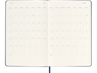 Een Agenda 2023/2024 Moleskine 18M Planner Weekly 7dag/1pagina large 130x210mm hard cover saffier blauw koop je bij VHK Kantoorartikelen