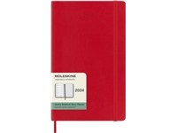 Een Agenda 2024 Moleskine 12M Planner Weekly 7dag/1pagina large 130x210mm soft cover scarlet red koop je bij VHK Kantoorartikelen