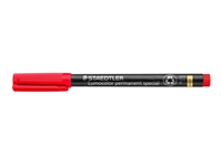 Een Viltstift Staedtler Lumocolor 319 special permanent F rood koop je bij VHK Kantoorartikelen