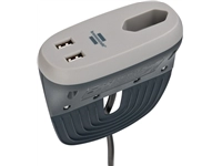 Een Laadstation Brennenstuhl Sofa 1 eurosocket 2 USB zwart/grijs koop je bij Hoekmankantoorartikelen.nl