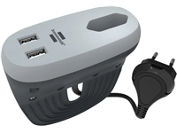 Een Laadstation Brennenstuhl Sofa 1 eurosocket 2 USB zwart/grijs koop je bij Hoekmankantoorartikelen.nl