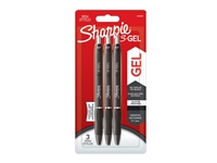 Een Gelschrijver Sharpie S-gel medium zwart blister à 3 stuks koop je bij VHK Kantoorartikelen