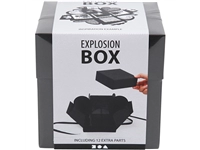 Een Explosion box Creativ Company 12x12x12cm zwart koop je bij VHK Kantoorartikelen