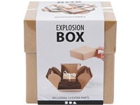 Een Explosion box Creativ Company 12x12x12cm naturel koop je bij VHK Kantoorartikelen