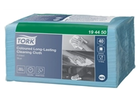 Een Reinigingsdoek Tork Long Lasting W8 multifunctioneel gevouwen 40 stuks blauw 194450 koop je bij Hoekmankantoorartikelen.nl