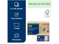 Een Reiningingsdoek Tork Long Lasting W8 multifunctioneel 40 stuks rood 194750 koop je bij Hoekmankantoorartikelen.nl