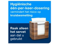 Een Servetdispenser Tork Xpressnap® tabletop N4 compact image walnoot 273002 koop je bij VHK Kantoorartikelen