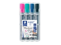 Een Viltstift Staedtler 356 voor flipover rond 2mm set à 4 stuks assorti koop je bij VHK Kantoorartikelen