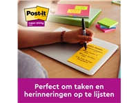 Een Memoblok Post-it 6445 Super Sticky 152x101mm assorti 3st koop je bij Hoekmankantoorartikelen.nl