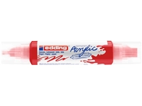 Een Acrylmarker edding e-5400 3D double liner verkeersrood koop je bij VHK Kantoorartikelen