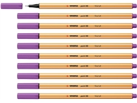 Een Fineliner STABILO point 88/60 fijn vergrijsd violet koop je bij VHK Kantoorartikelen