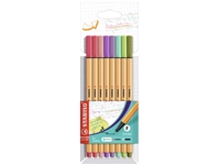 Een Fineliner STABILO point 88/8 fijn assorti etui à 8 stuks koop je bij VHK Kantoorartikelen