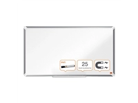 Een Whiteboard Nobo Premium Plus Widescreen 50x89cm emaille koop je bij VHK Kantoorartikelen