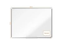 Een Whiteboard Nobo Premium Plus 90x120cm emaille koop je bij VHK Kantoorartikelen