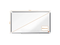 Een Whiteboard Nobo Premium Plus Widescreen 40x71cm emaille koop je bij VHK Kantoorartikelen