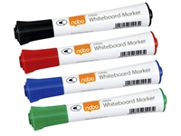 Een Viltstift Nobo whiteboard Glide rond assorti 2mm 10st koop je bij VHK Kantoorartikelen