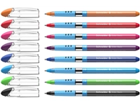 Een Rollerpen Slider Basic Colours extra breed etui à 8 stuks koop je bij VHK Kantoorartikelen