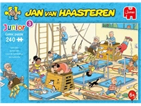 Een Puzzel Jan van Haasteren Junior Apenkooien 240 stukjes koop je bij The Cartridge Shop bvba