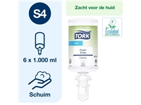 Een Handzeep Tork Clarity S4 foam 1000ml 520201 koop je bij VHK Kantoorartikelen