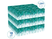 Een Handdoek Kleenex Ultra i-vouw 1-laags dispenserdoos 70vel wit 1126 koop je bij VHK Kantoorartikelen