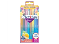 Een Fineliner Paper Mate Flair Tropical Vacation! medium assorti blister à 16 stuks koop je bij VHK Kantoorartikelen