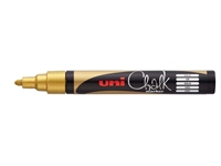 Een Krijtstift Uni-ball chalk rond 1.8-2.5mm goud koop je bij VHK Kantoorartikelen