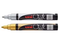 Een Krijtstift Uni-ball chalk rond 1.8-2.5mm zilver koop je bij VHK Kantoorartikelen