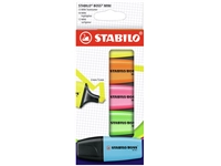 Een Markeerstift STABILO BOSS min assorti etui à 5 stuks koop je bij Company Supplies