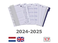 Een Organizer Kalpa Pocket inclusief agenda 2024-2025 7dagen/2pagina's slangenprint bruin koop je bij VHK Kantoorartikelen