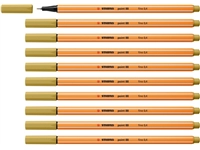 Een Fineliner STABILO point 88/66 fijn khaki koop je bij VHK Kantoorartikelen