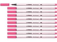 Een Brushstift STABILO Pen 568/29 roze koop je bij Hoekmankantoorartikelen.nl