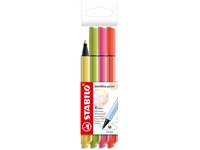 Een Viltstift STABILO pointMax 488/4 medium assorti pastel etui à 4 stuks koop je bij VHK Kantoorartikelen