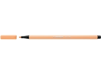 Een Viltstift STABILO Pen 68/25 medium pastel oranje koop je bij Hoekmankantoorartikelen.nl