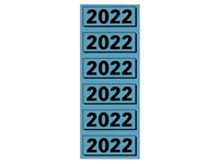 Een Rugetiket Elba 2022 57x25mm blauw koop je bij VHK Kantoorartikelen