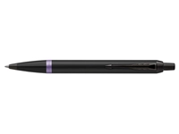 Een Balpen Parker IM black purple vibrant ring medium koop je bij VHK Kantoorartikelen